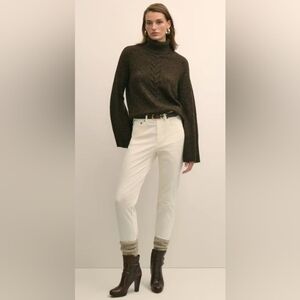 NWT's Brooks Brothers Women's Brown Turtleneck Merino Wool Blend Sweater Xsmall